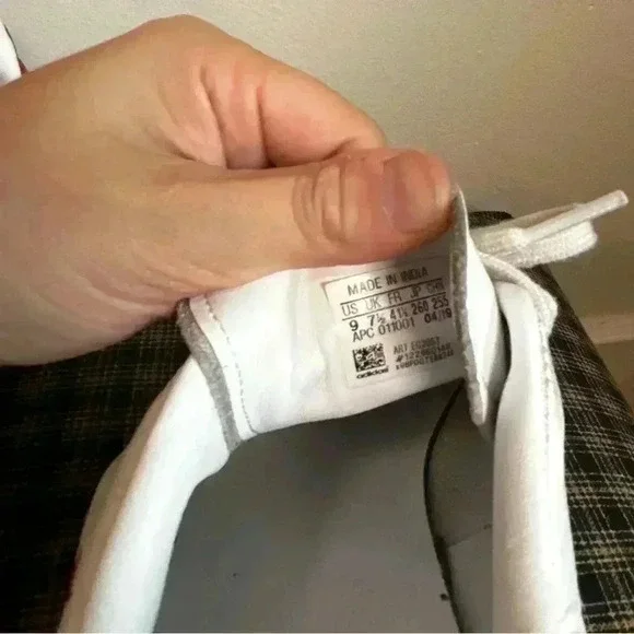 Adidas Stan Smith Women White Red Floral Cherry Blossom Sneakers Shoes Size 7.5 - Picture 4 of 5